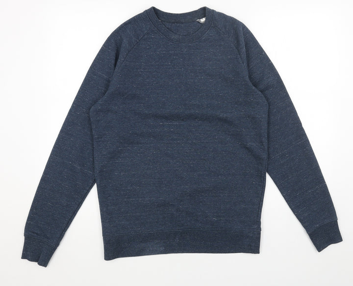 Preworn Womens Blue Cotton Pullover Sweatshirt Size M Pullover