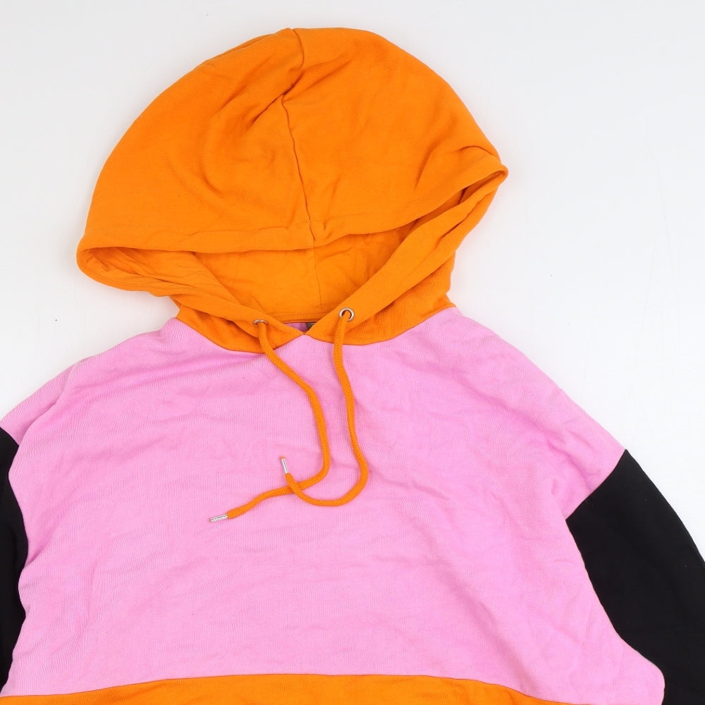 ASOS Mens Multicoloured Polyester Pullover Hoodie Size M - Colourblock