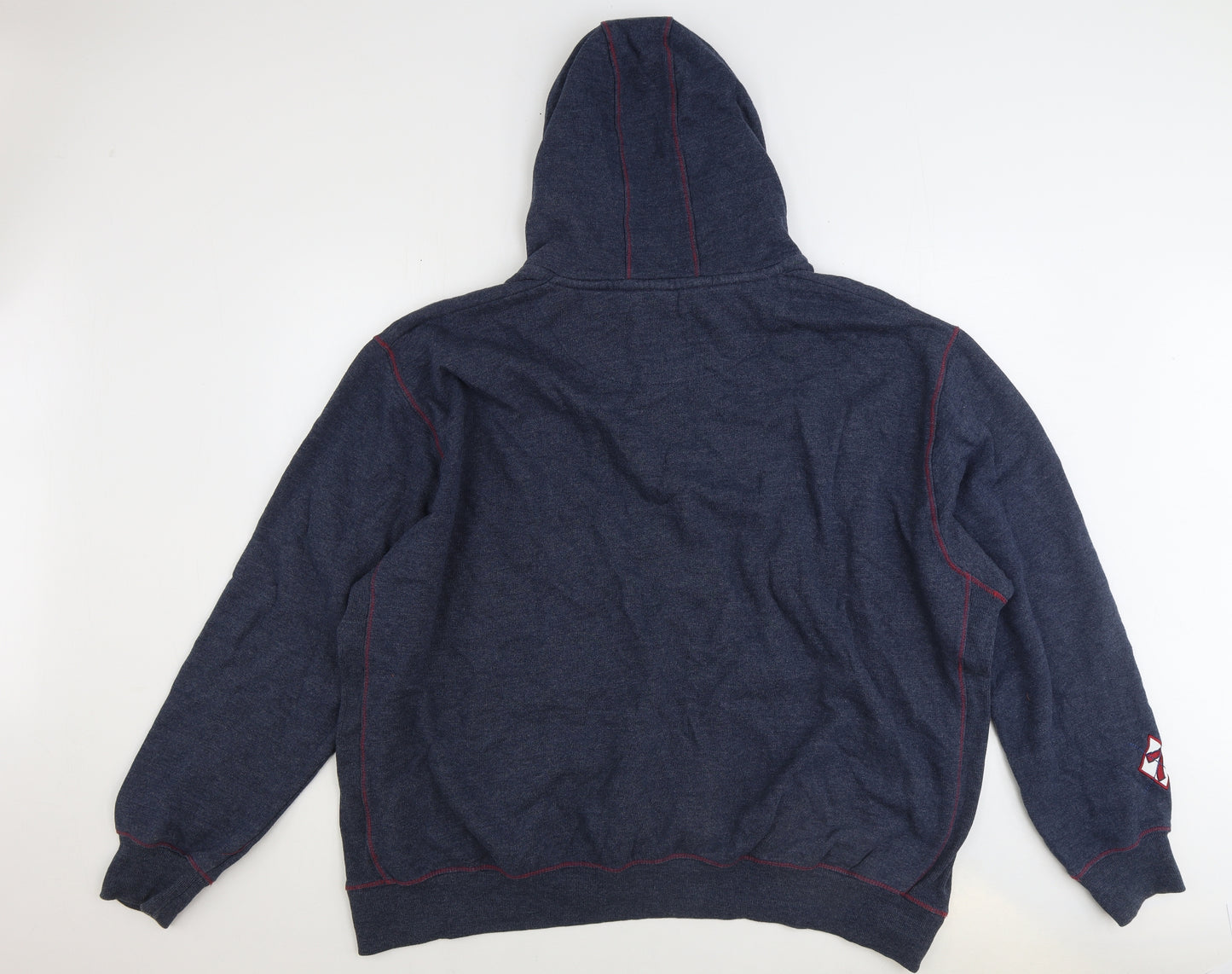 Joe Browns Mens Blue Cotton Pullover Hoodie Size 3XL