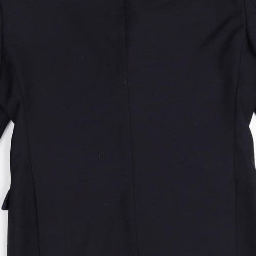 Scott & Taylor Mens Black Wool Jacket Blazer Size 38 Regular