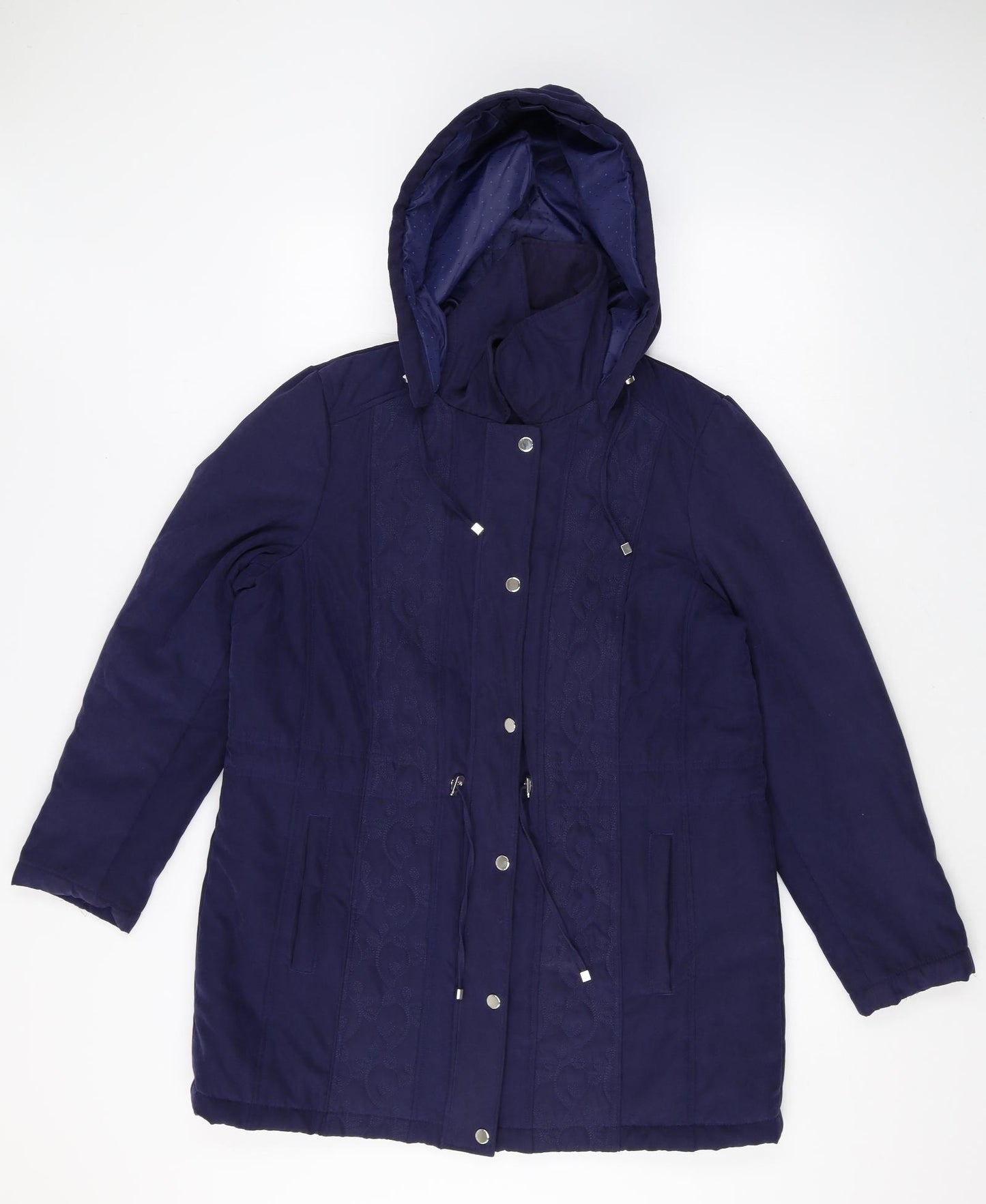 Bonmarché Womens Blue Jacket Size 14 Zip
