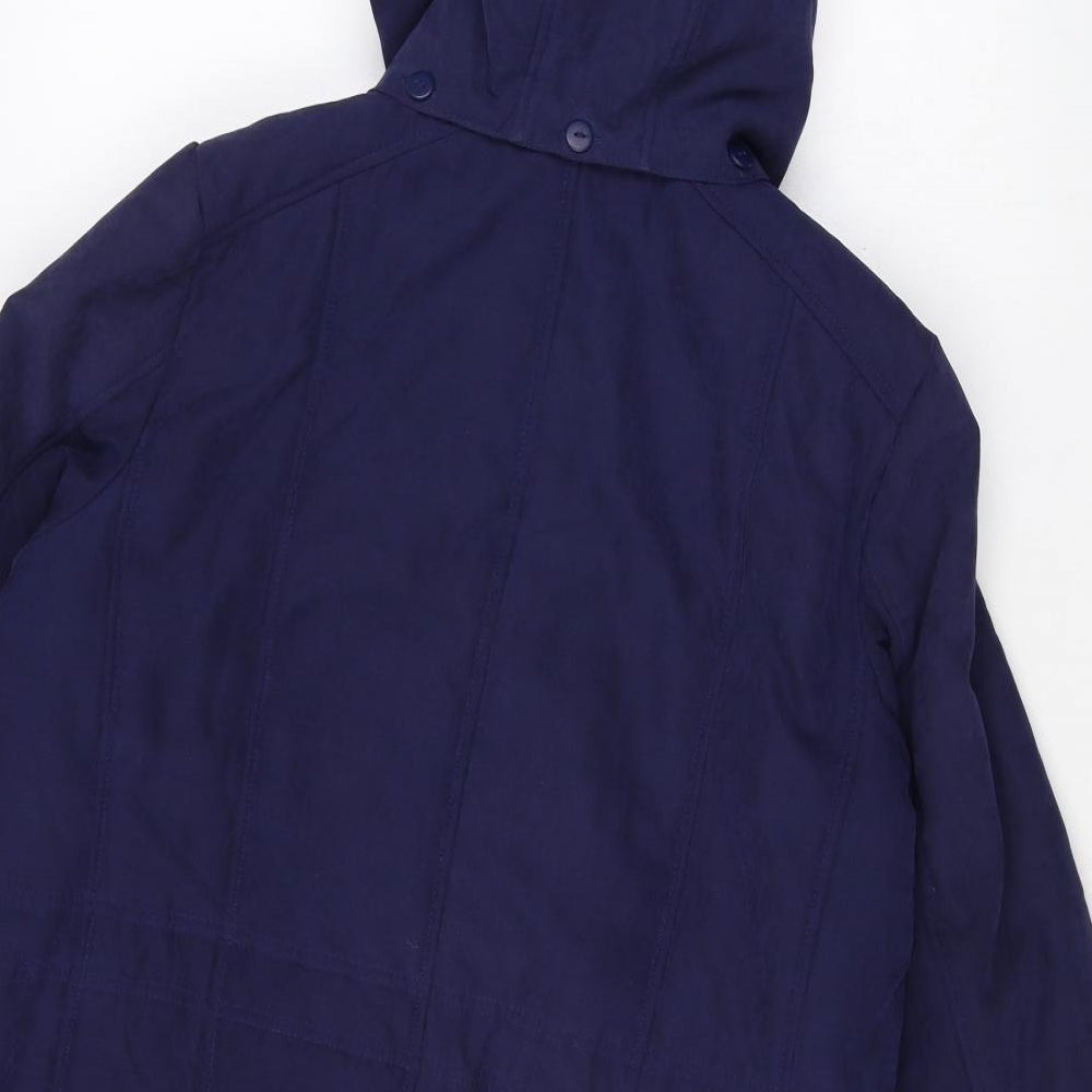 Bonmarché Womens Blue Jacket Size 14 Zip