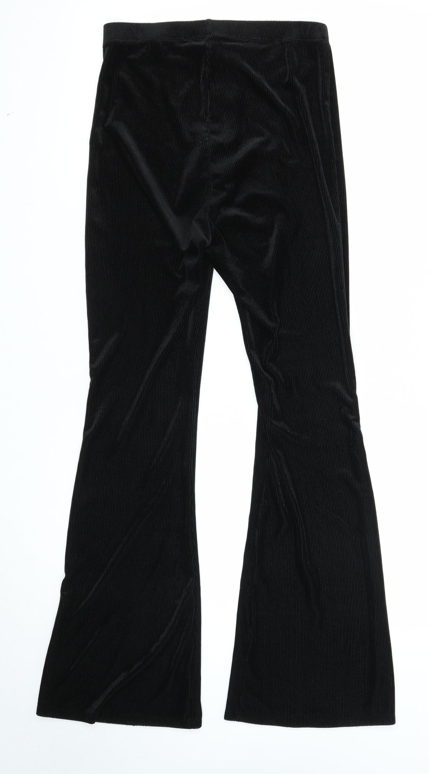 Primark Womens Black Polyester Trousers Size XS Regular Zip