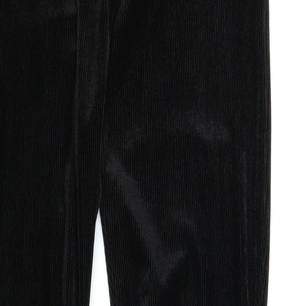 Primark Womens Black Polyester Trousers Size XS Regular Zip