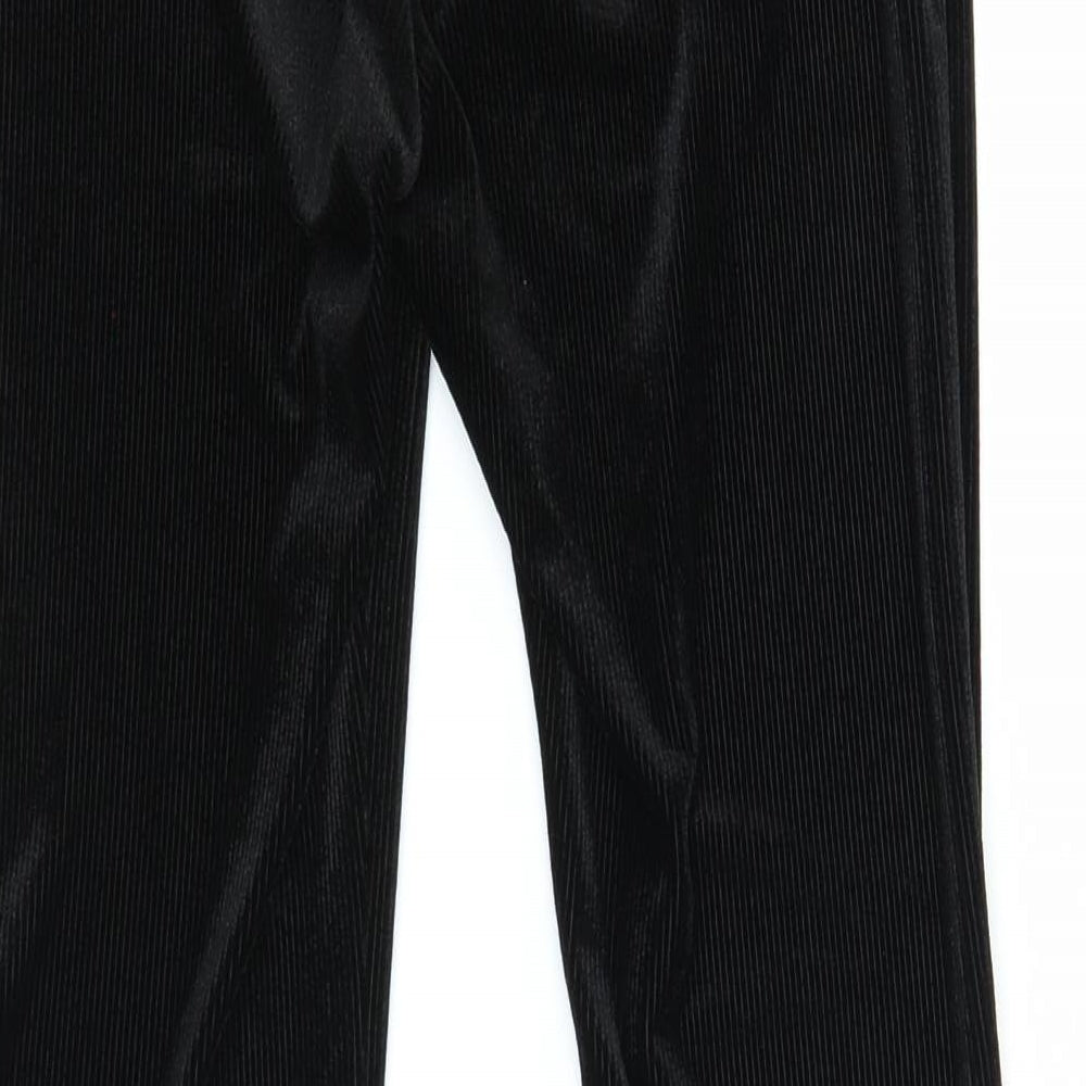 Primark Womens Black Polyester Trousers Size XS Regular Zip