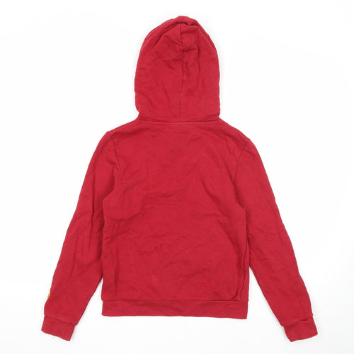 Harry Potter Boys Red Cotton Pullover Hoodie Size 9-10 Years Pullover - Hogwarts