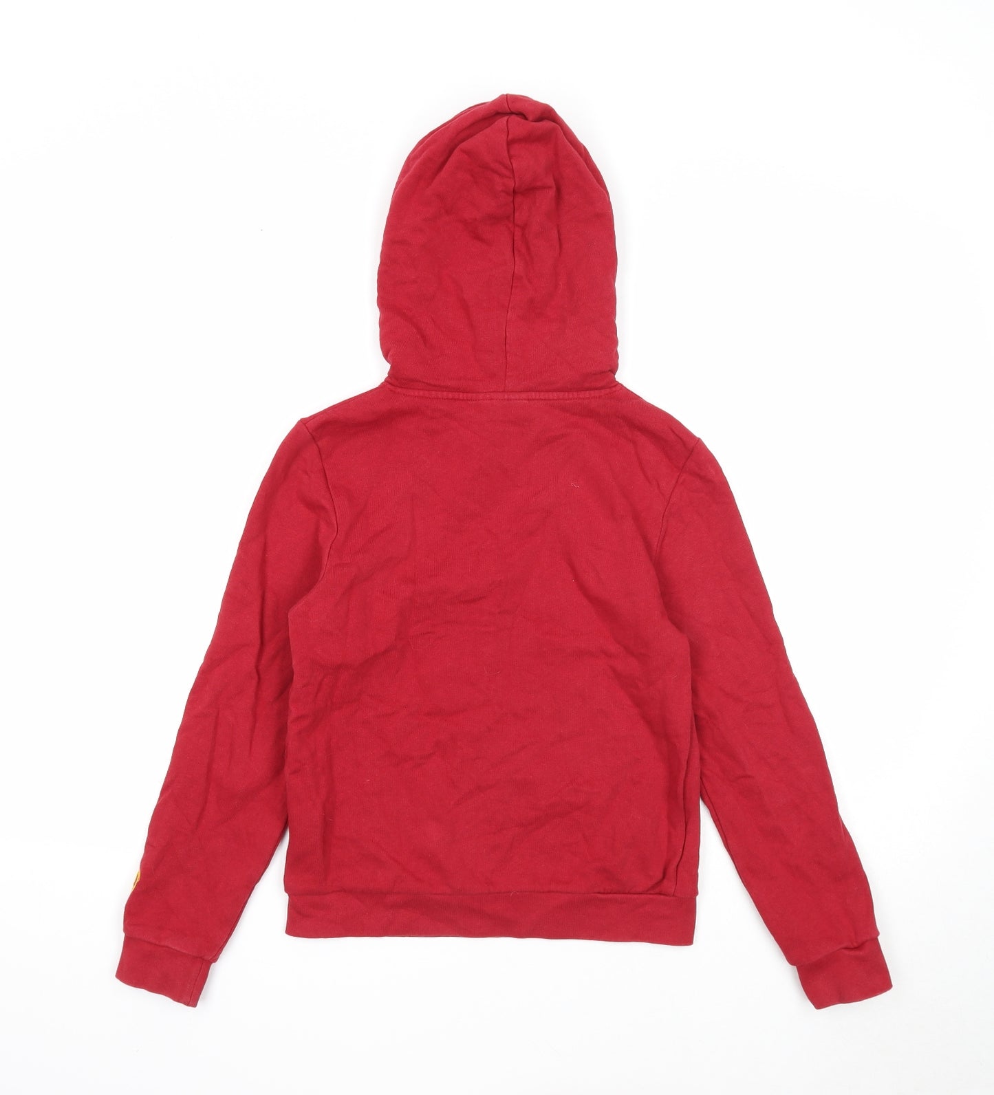 Harry Potter Boys Red Cotton Pullover Hoodie Size 9-10 Years Pullover - Hogwarts