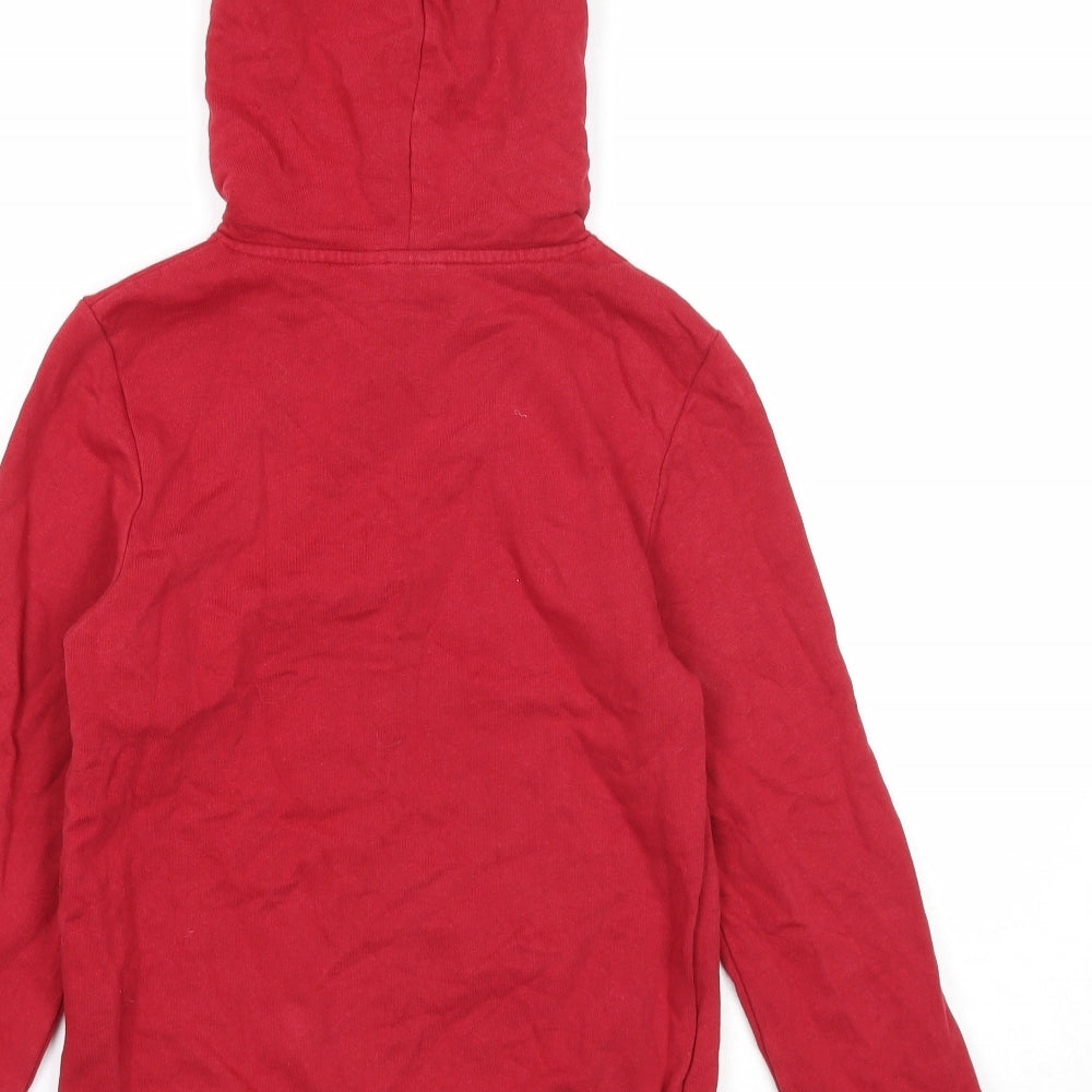 Harry Potter Boys Red Cotton Pullover Hoodie Size 9-10 Years Pullover - Hogwarts