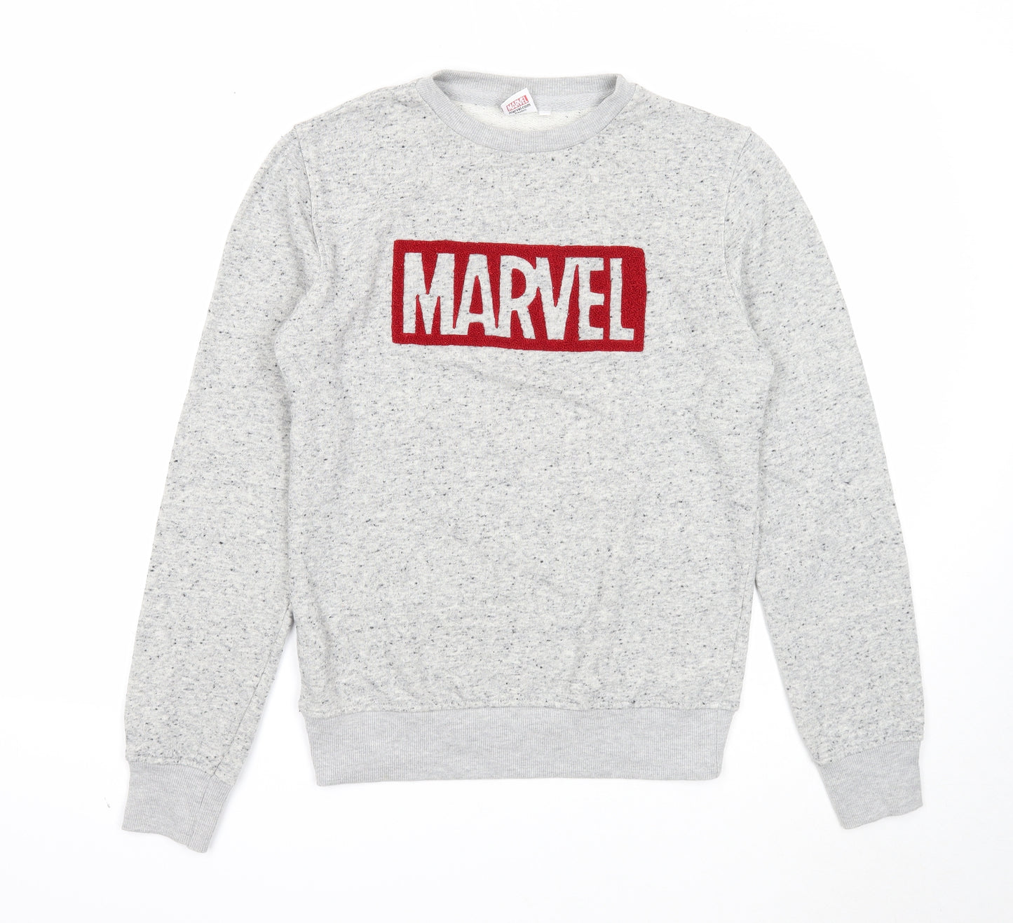 Marvel Mens Grey Cotton Pullover Sweatshirt Size S
