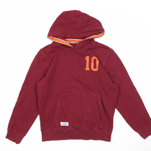 NEXT Boys Purple Cotton Pullover Hoodie Size 11 Years Pullover