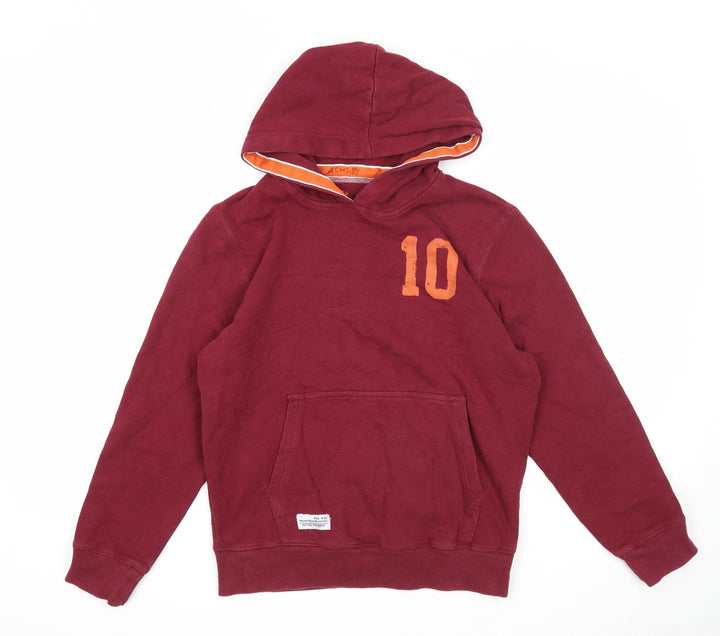NEXT Boys Purple Cotton Pullover Hoodie Size 11 Years Pullover