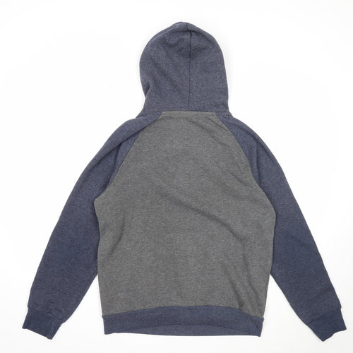 Everton FC Mens Grey Polyester Pullover Hoodie Size S