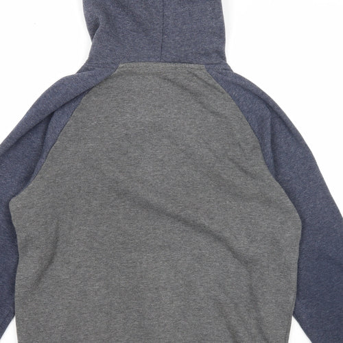 Everton FC Mens Grey Polyester Pullover Hoodie Size S