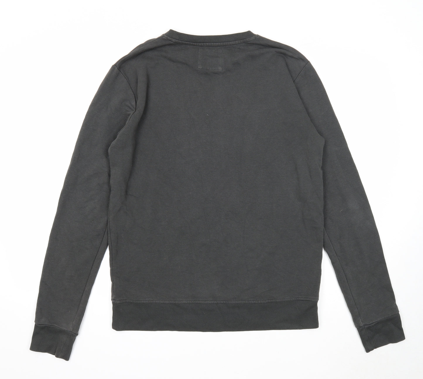 Cedar Wood State Mens Grey Cotton Pullover Sweatshirt Size L