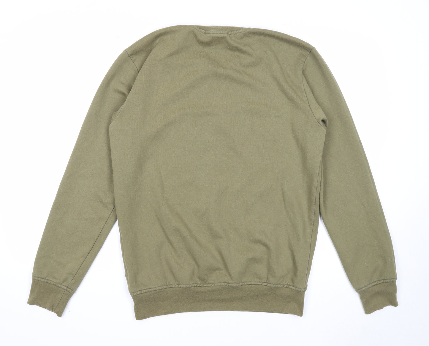 NICCE London Mens Green Cotton Pullover Sweatshirt Size M