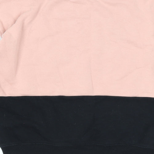 George Womens Multicoloured Colourblock Cotton Pullover Sweatshirt Size S Pullover - Pudsey