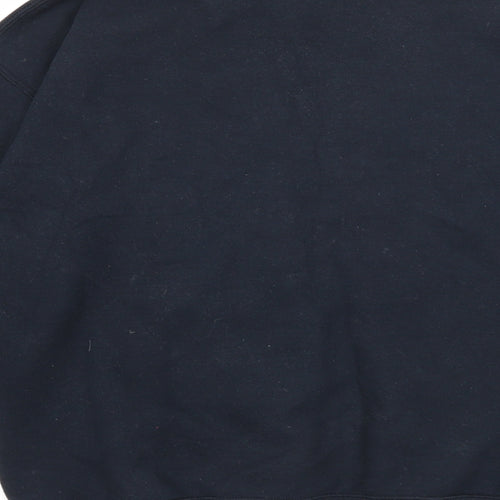 xcvb Womens Blue Cotton Pullover Sweatshirt Size M Pullover