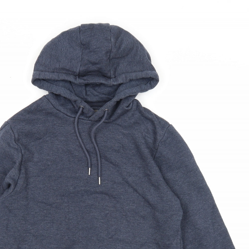 Primark Mens Blue Cotton Pullover Hoodie Size XS
