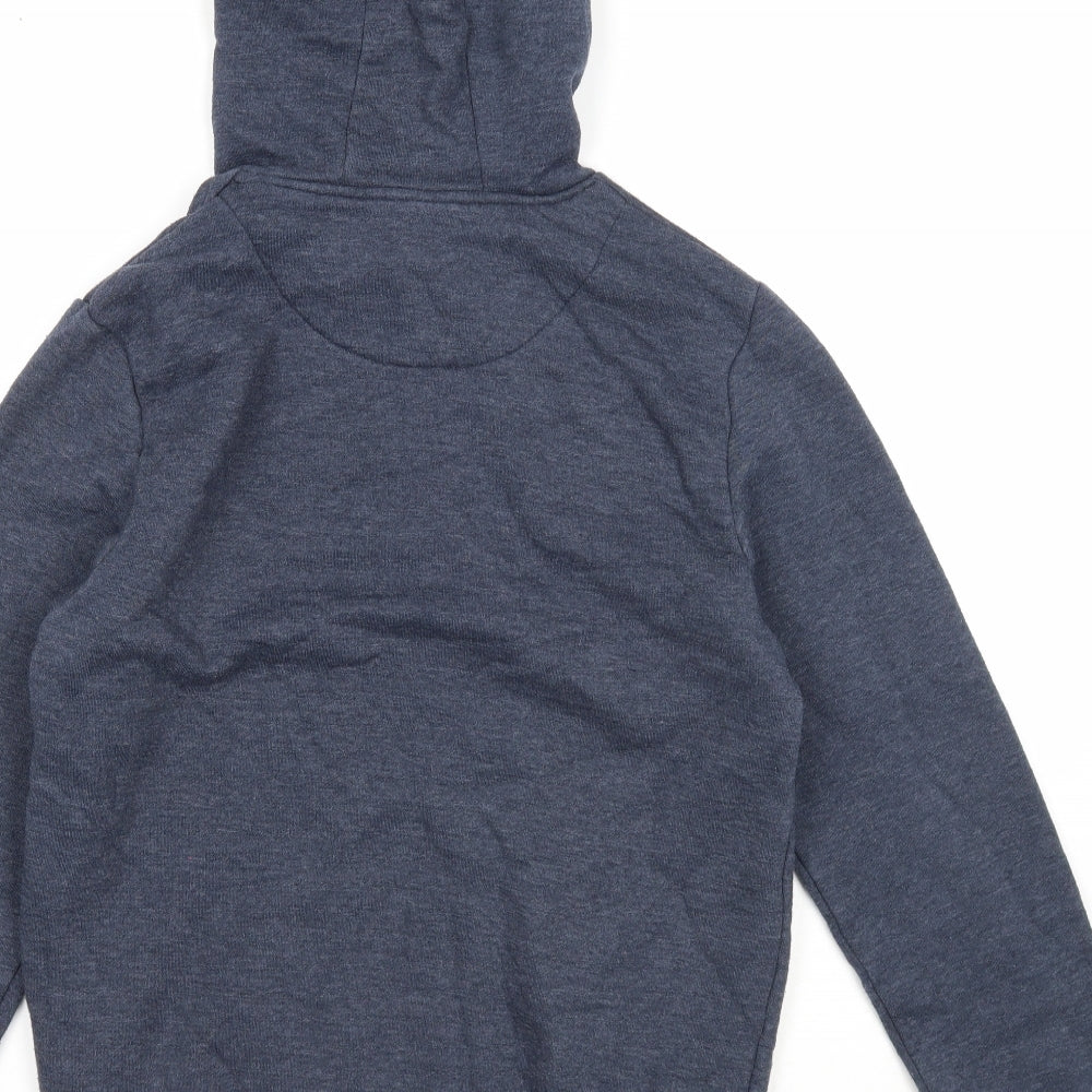 Primark Mens Blue Cotton Pullover Hoodie Size XS