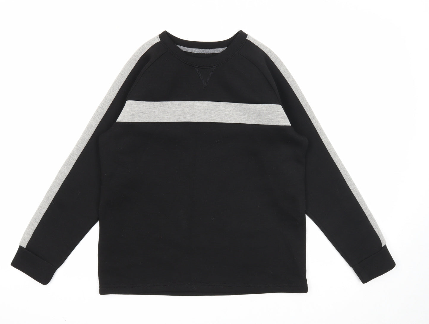 NEXT Boys Black Polyester Pullover Sweatshirt Size 10 Years Pullover
