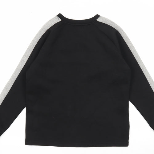 NEXT Boys Black Polyester Pullover Sweatshirt Size 10 Years Pullover