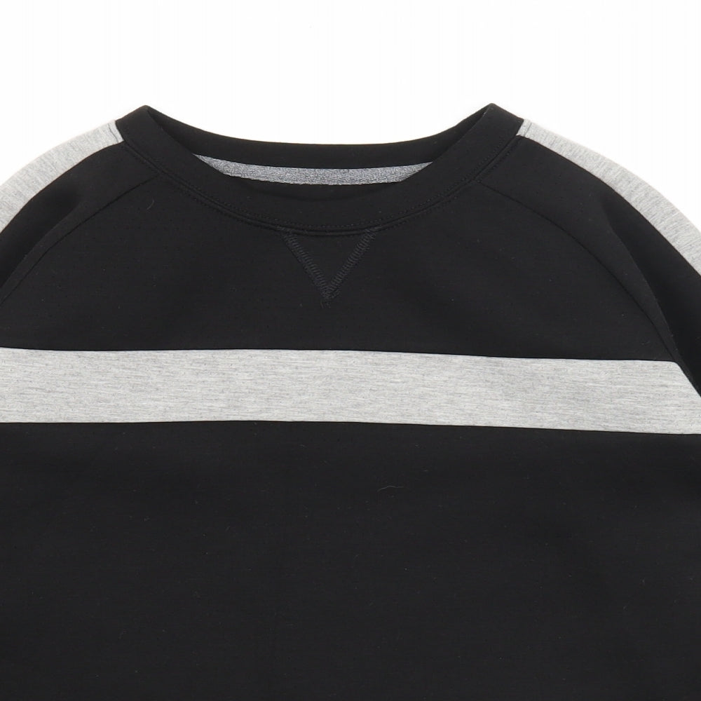 NEXT Boys Black Polyester Pullover Sweatshirt Size 10 Years Pullover