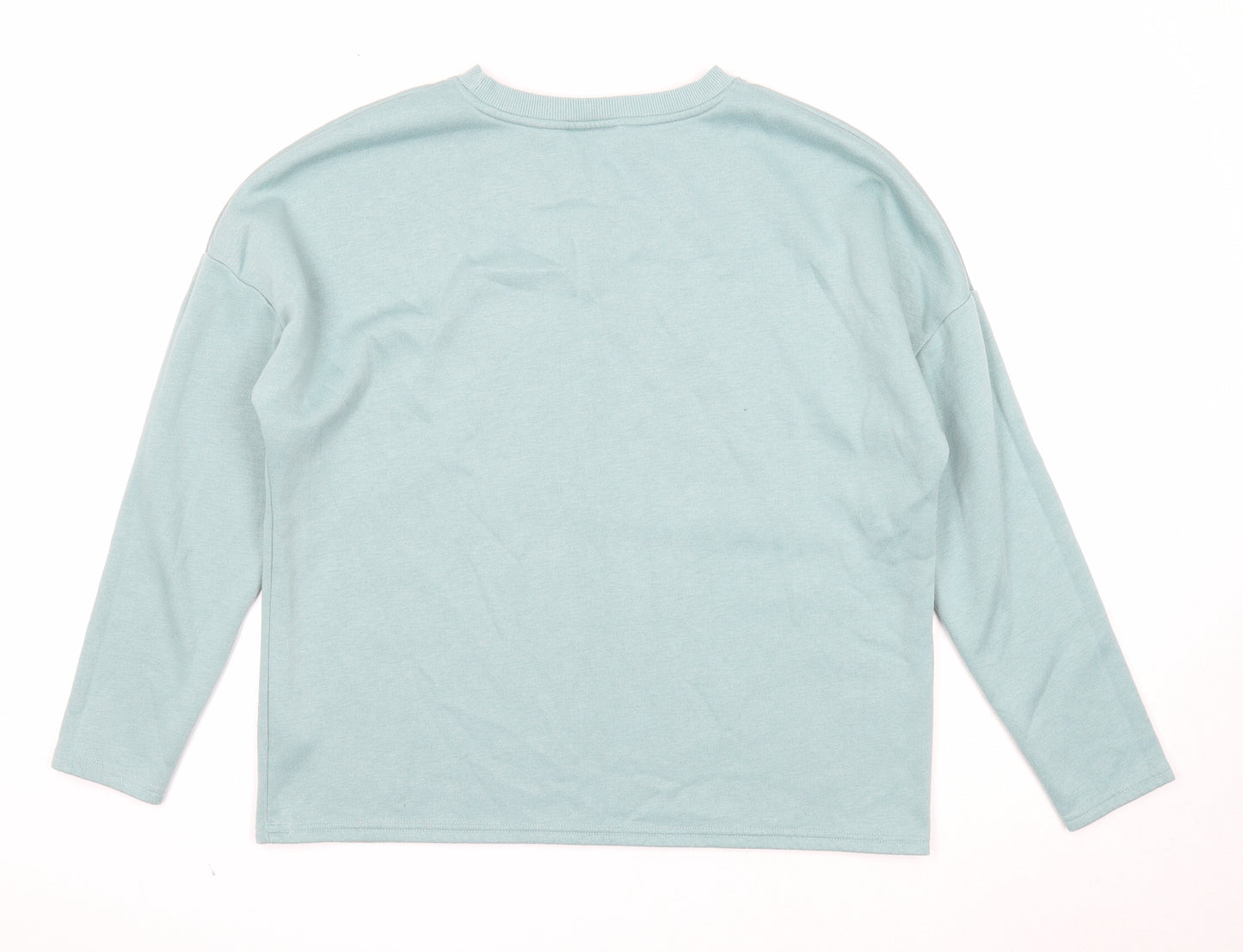 Papaya Womens Blue Polyester Pullover Sweatshirt Size M Pullover - Lots of Love