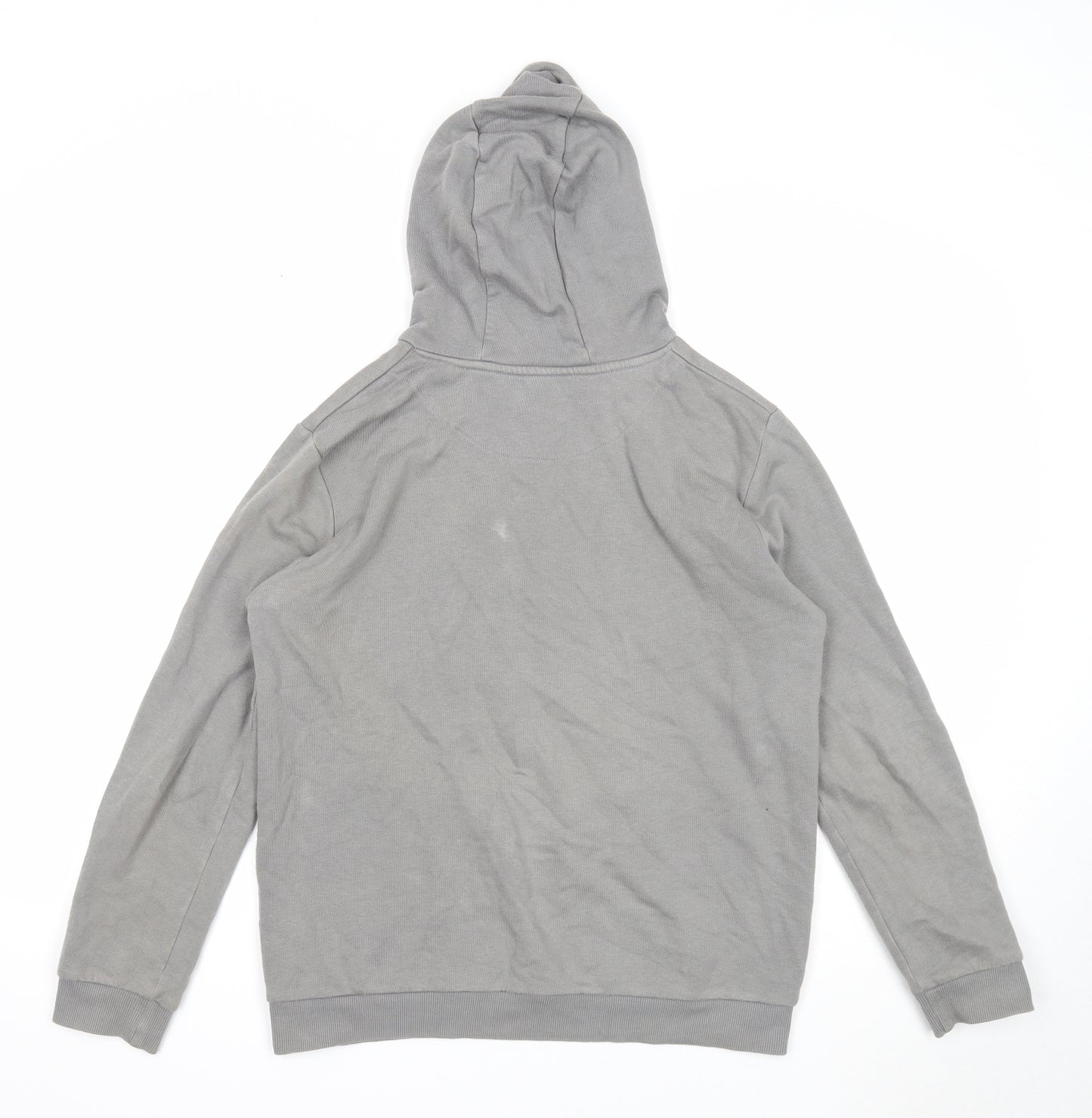 Marks and Spencer Boys Grey Cotton Pullover Hoodie Size 13-14 Years Pullover - Game Over