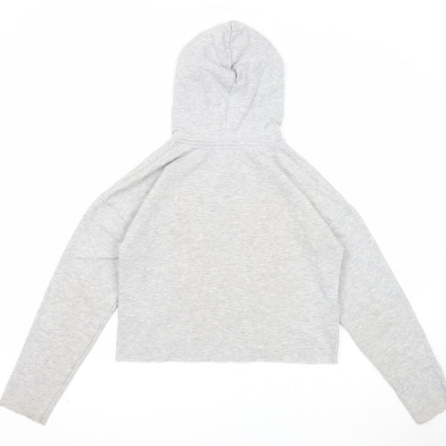 Candy Couture Girls Grey Cotton Pullover Hoodie Size 14 Years Pullover - Mon Cherie