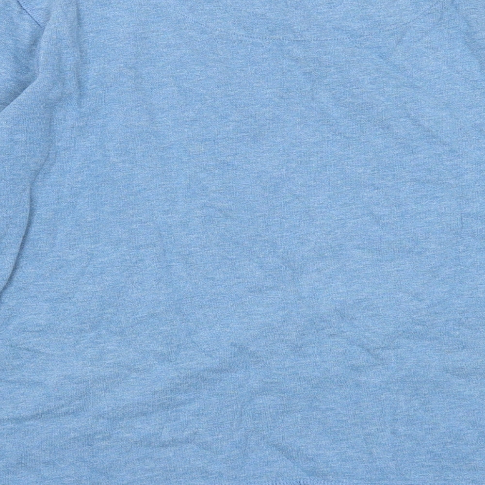 John Lewis Boys Blue Cotton Pullover Sweatshirt Size 12 Years Pullover - Venice