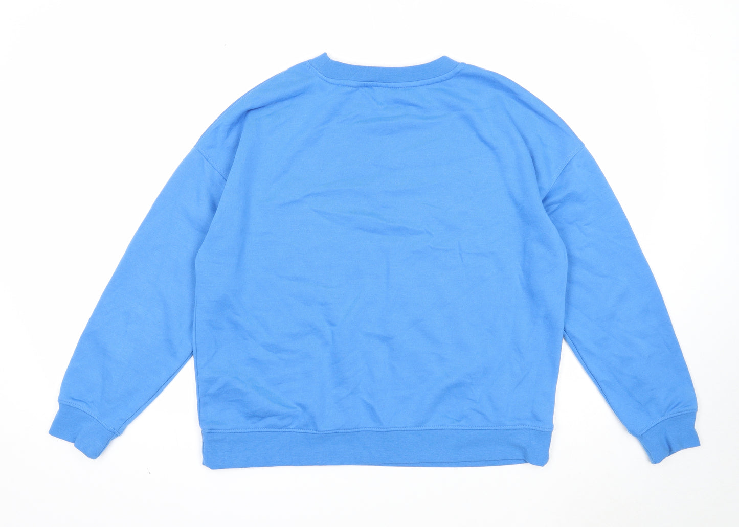 Primark Womens Blue Polyester Pullover Sweatshirt Size 12 Pullover