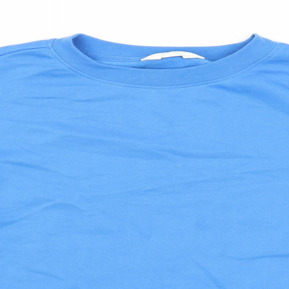 Primark Womens Blue Polyester Pullover Sweatshirt Size 12 Pullover