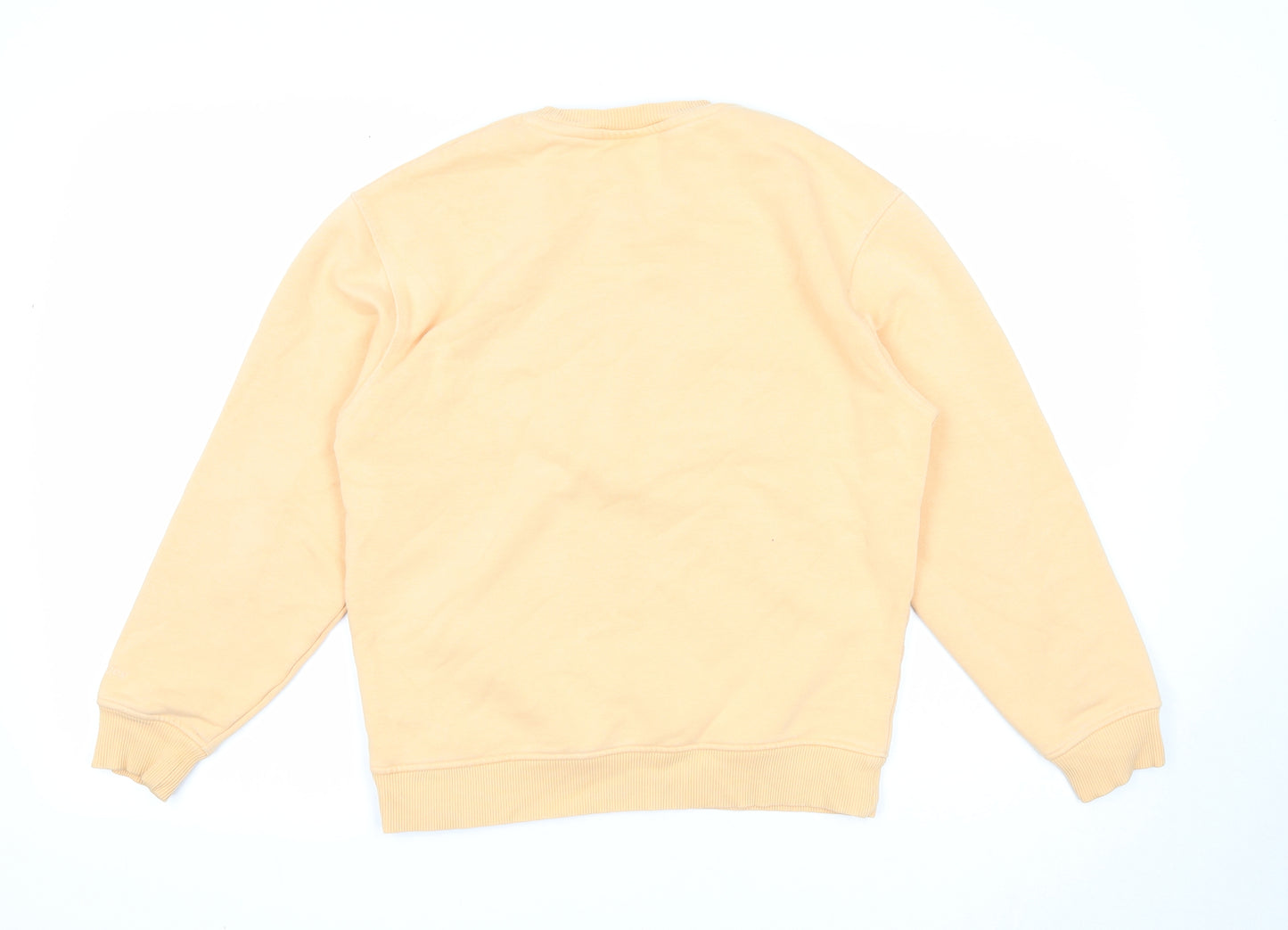 Dickies Mens Orange Cotton Pullover Sweatshirt Size XS