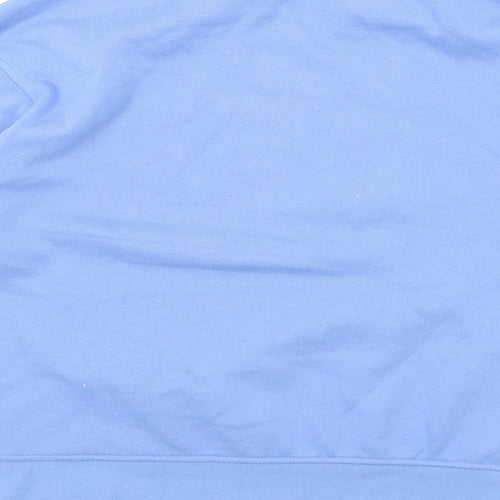 Disney Womens Blue Cotton Pullover Sweatshirt Size XS Pullover - Stitch