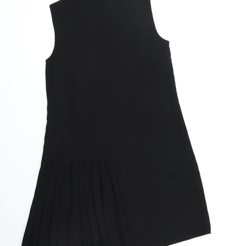 Primark Womens Black Polyester Trapeze & Swing Size 8 Round Neck Zip