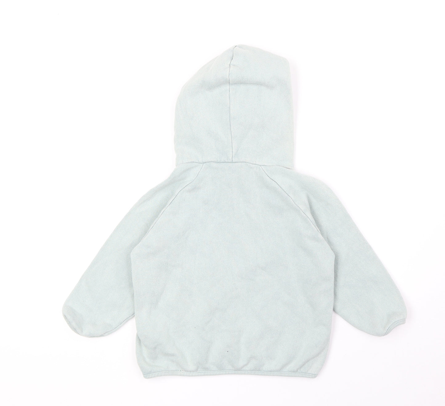 Zara Girls Green Cotton Pullover Hoodie Size 2-3 Years Pullover - London