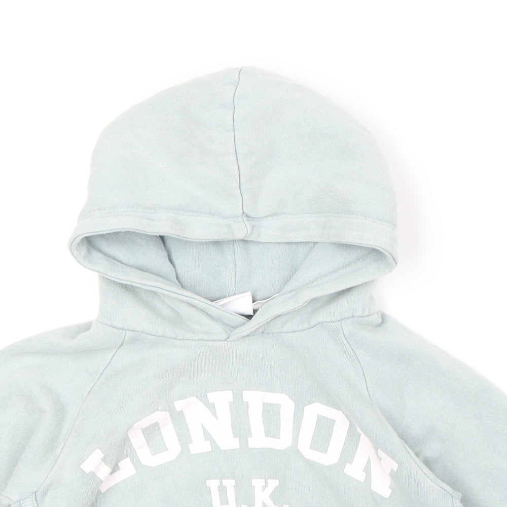 Zara Girls Green Cotton Pullover Hoodie Size 2-3 Years Pullover - London