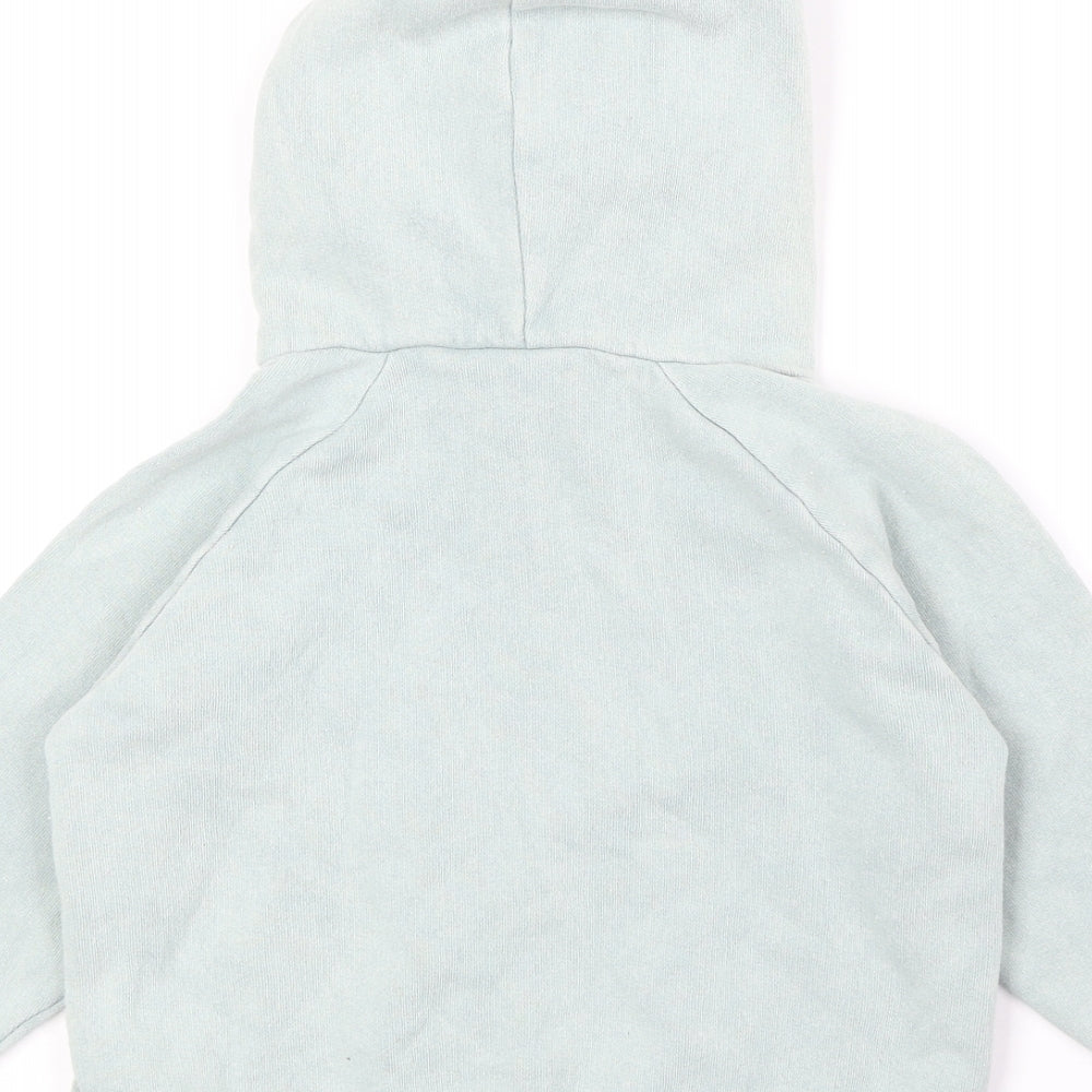 Zara Girls Green Cotton Pullover Hoodie Size 2-3 Years Pullover - London
