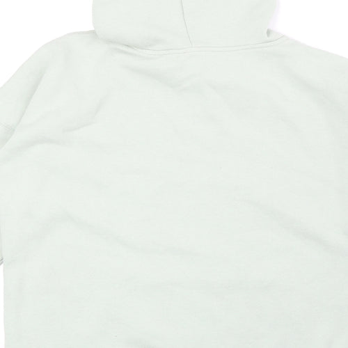 New Look Womens Green Cotton Pullover Hoodie Size S Pullover