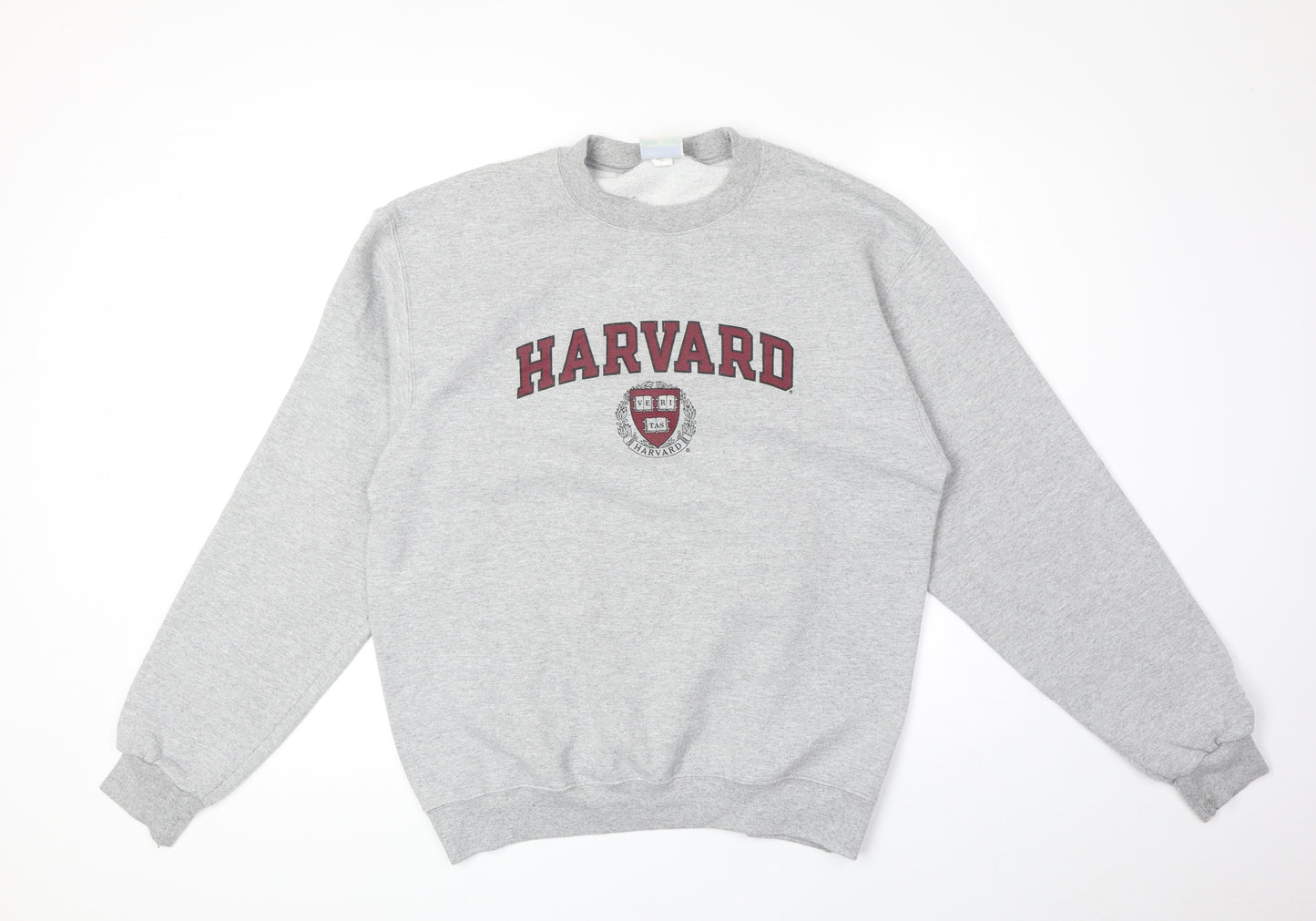 Champion Mens Grey Cotton Pullover Sweatshirt Size M - Harvard
