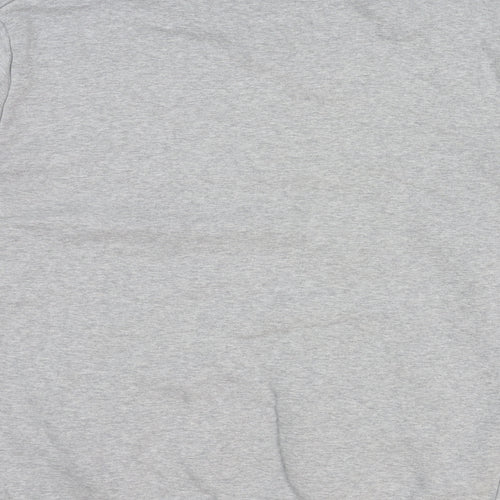 ASOS Womens Grey Round Neck Cotton Pullover Jumper Size S