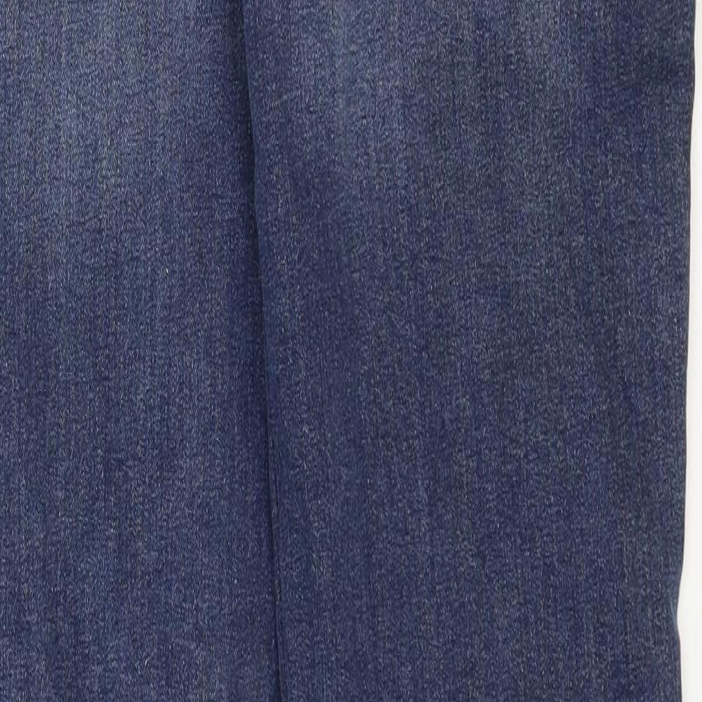 Denim & Co. Mens Blue Cotton Skinny Jeans Size 34 in Regular Button