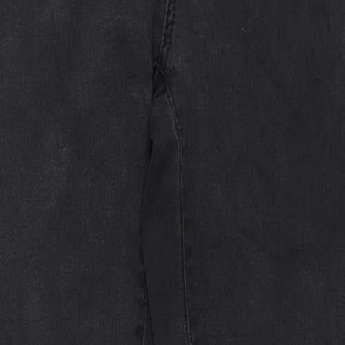 Denim & Co. Womens Black Cotton Skinny Jeans Size 8 Regular Zip