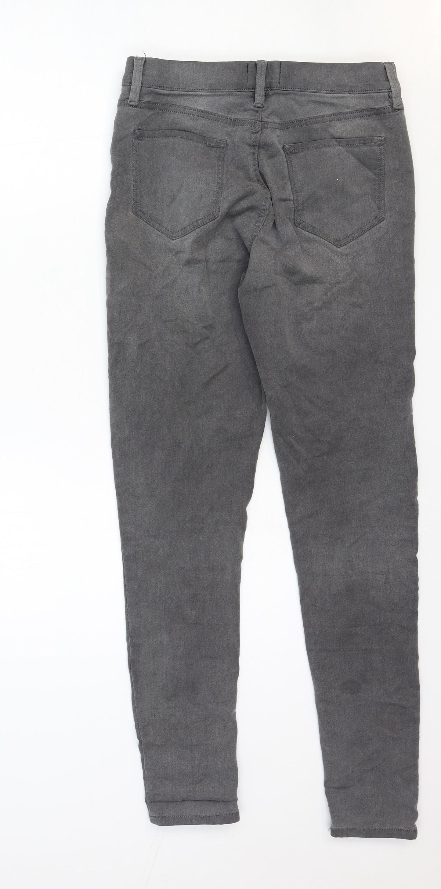 F&F Womens Grey Cotton Jegging Jeans Size 10 Regular