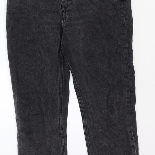BDG Womens Black Cotton Straight Jeans Size 28 in Regular Button