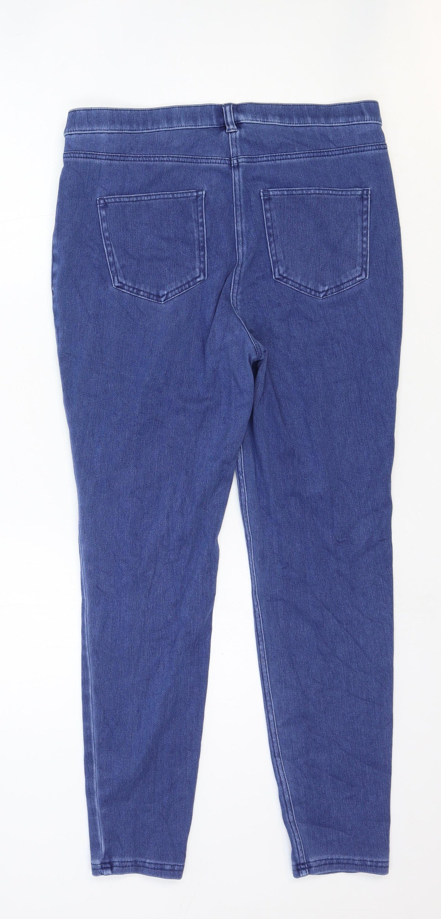 NEXT Womens Blue Cotton Jegging Jeans Size 14 Regular