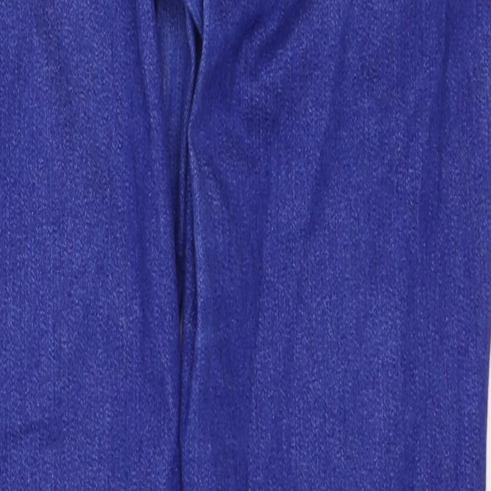 NEXT Womens Blue Cotton Jegging Jeans Size 10 Regular Zip