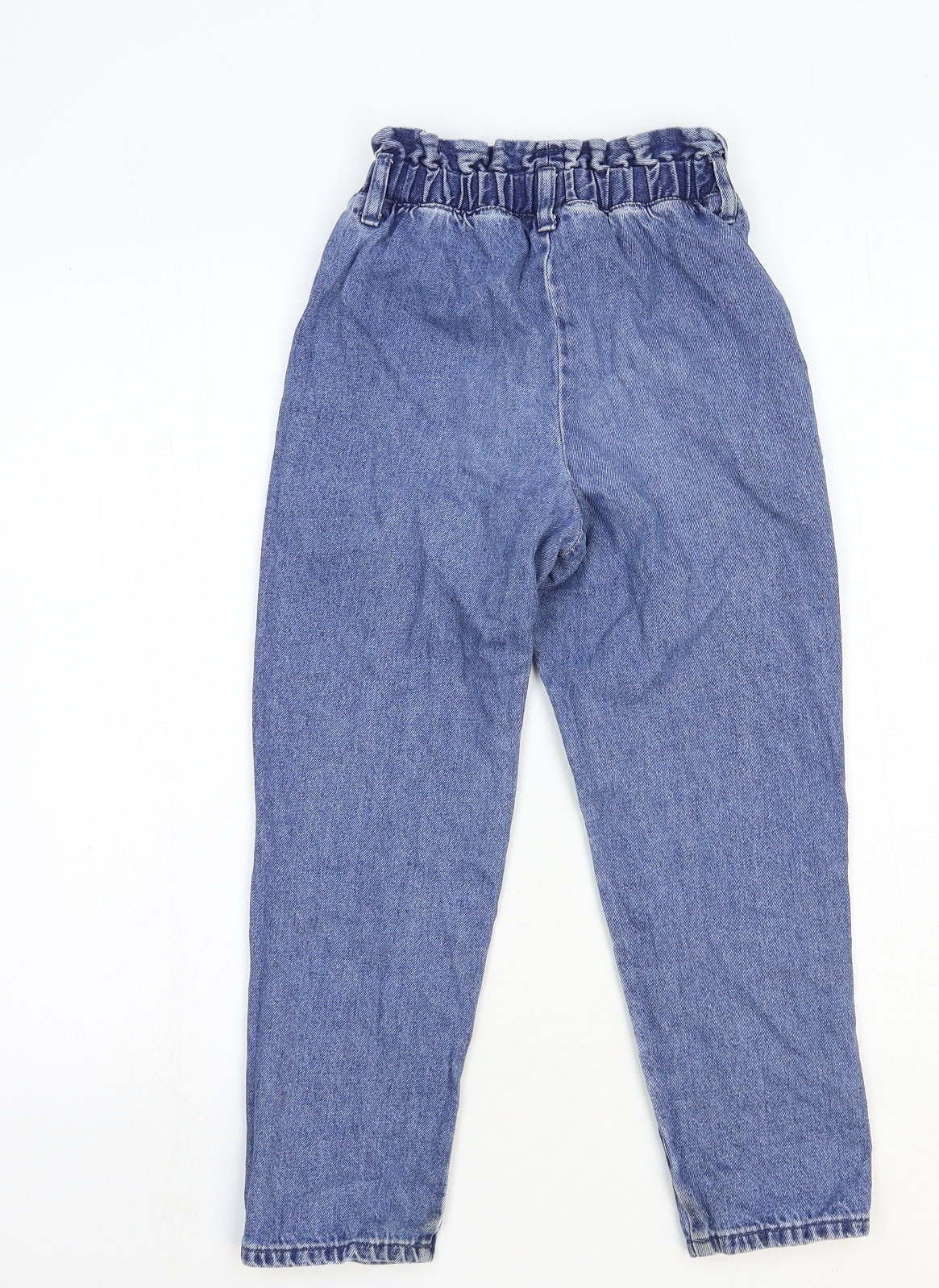 NEXT Girls Blue Cotton Straight Jeans Size 10 Years Regular
