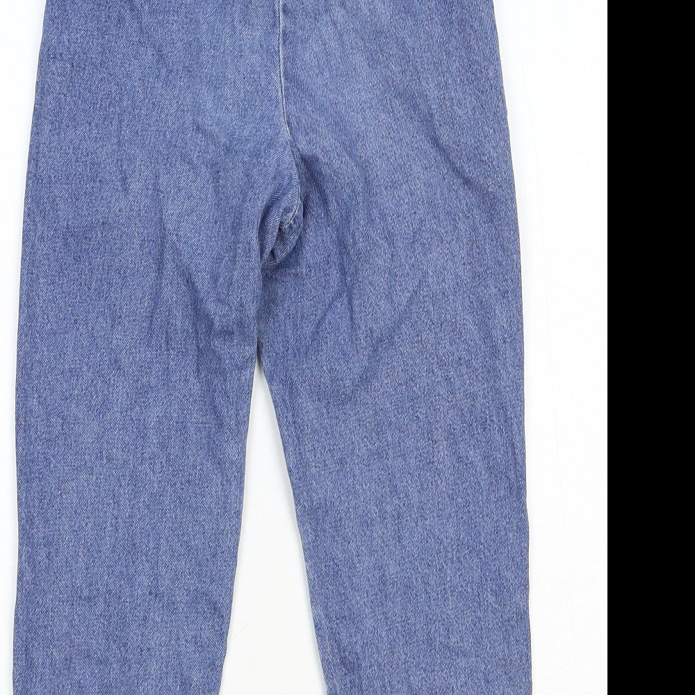 NEXT Girls Blue Cotton Straight Jeans Size 10 Years Regular