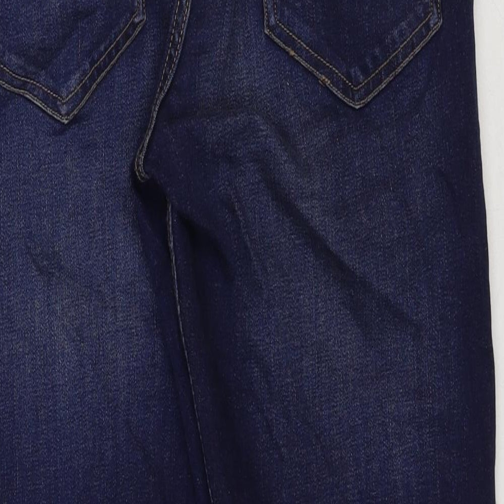 NEXT Mens Blue Cotton Straight Jeans Size 30 in Regular Zip